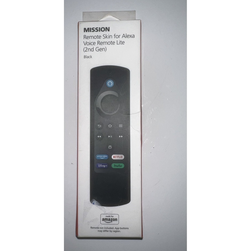 (b32/1)Amazon Remote Cover Case, for Alexa Voice Remote  (2nd Generation) Black